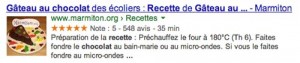 Rich snippets recette